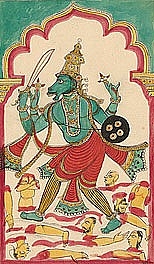 dessin du démon ou Rakshasa