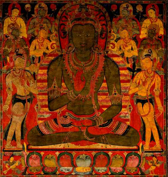 Thanka du Bouddha Amogasiddhi