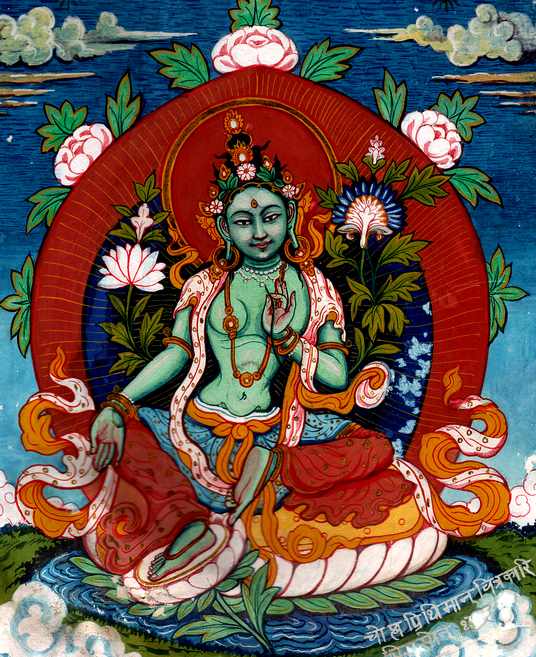 dessin de Tãrã verte