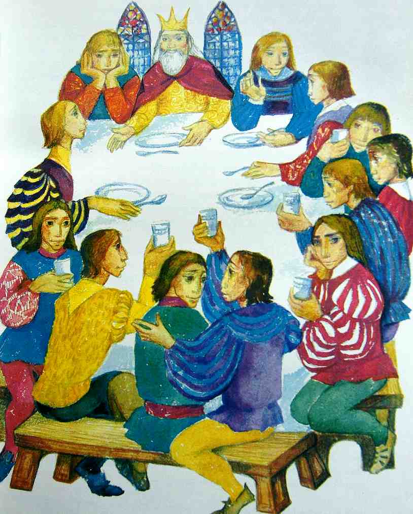 Illustration tirée des albums de contes des éd Grund