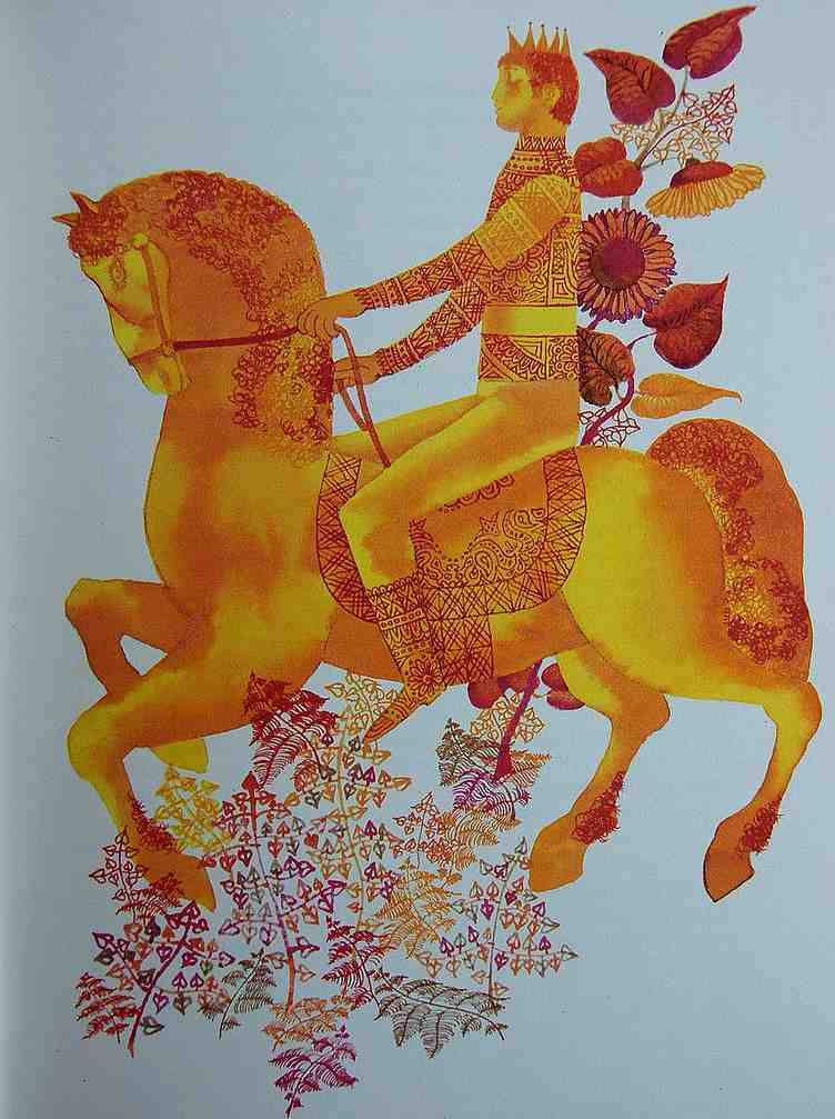 Illustration tirée des albums de contes des éd Grund